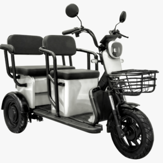 Triciclu Full Electric PM5 alb 03